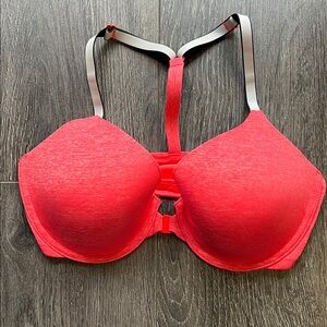 Victoria's Secret Vibrant Coral T-Back Bra